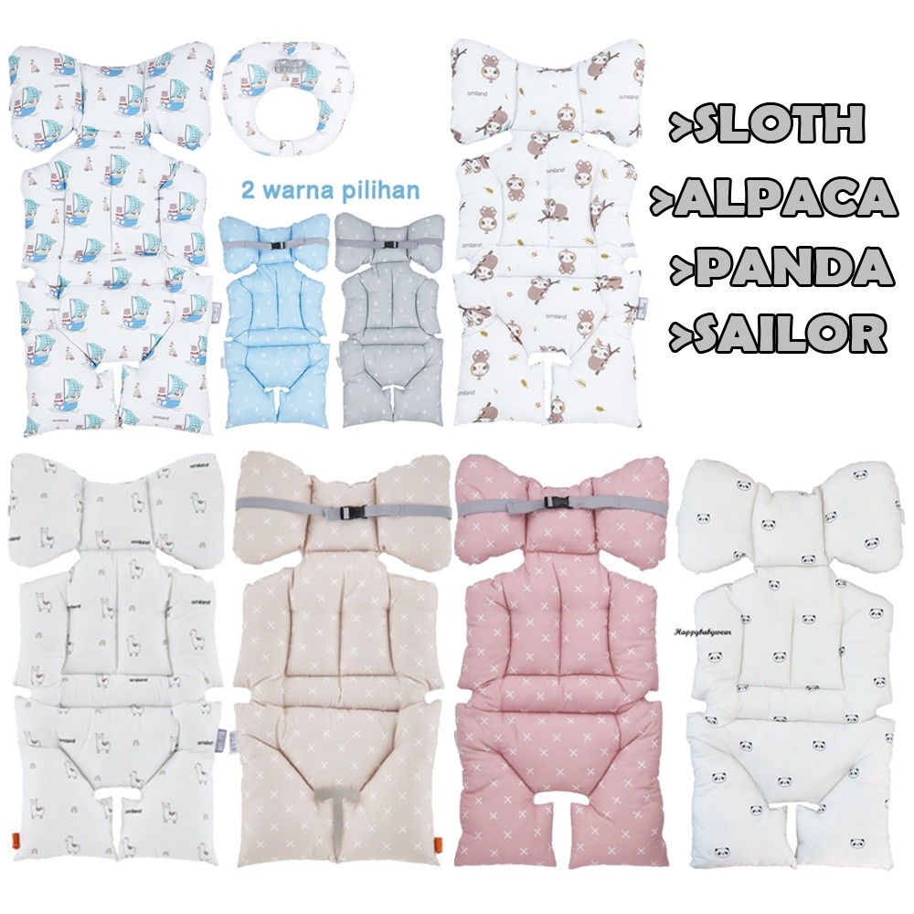 [AF GLOBAL] OMILAND ALAS STROLER OMILAND 3IN1 PANDA / SLOTH / ALPACA / SAILOR / FEATHER/OTTER SERIES