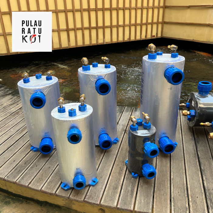 Termurah 2 Pk Titanium Evaporator Coil Water Chiller Pendingin Kolam Koi