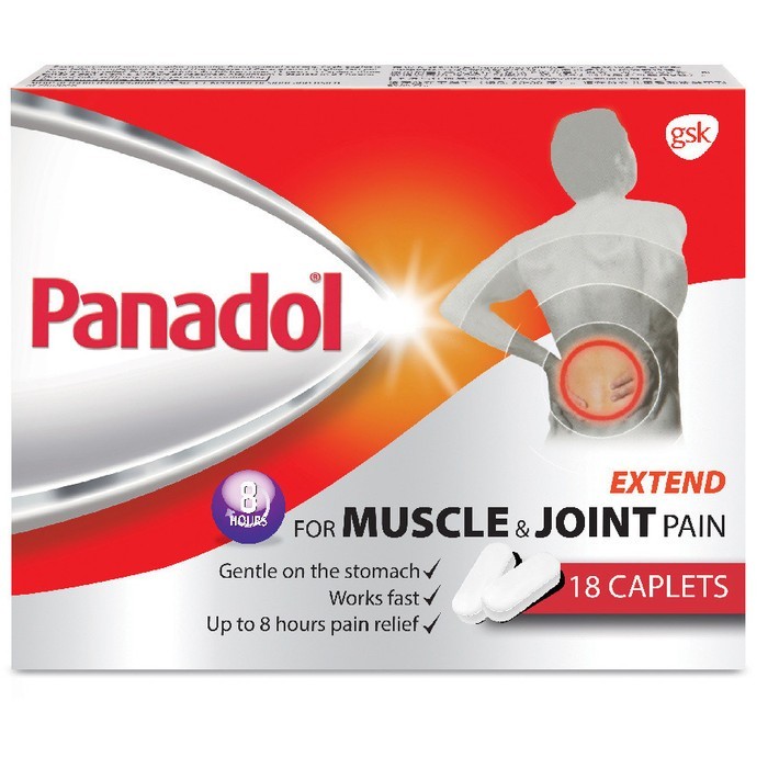 Diskon Panadol Extend For Muscle & Joint Pain Singapore Version