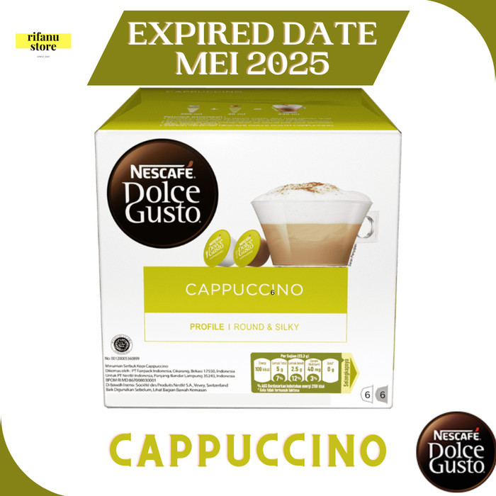 

Diskon Nescafe Dolce Gusto Cappuccino Capsule Ndg 1 Box Original
