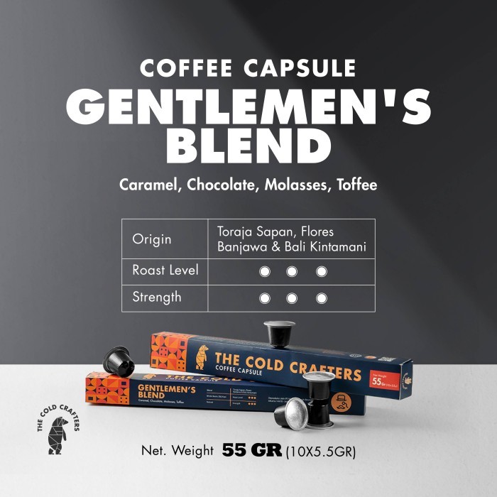 

Diskon Coffee Capsule / Kapsul Kopi - Gentlemen'S Blend Nespresso Compatible