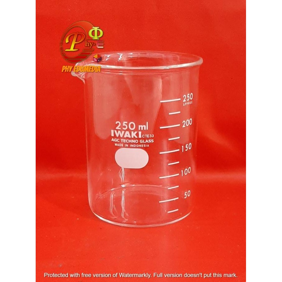 Beaker / Beaker 250ml / Beaker Glass 250ml IWAKI