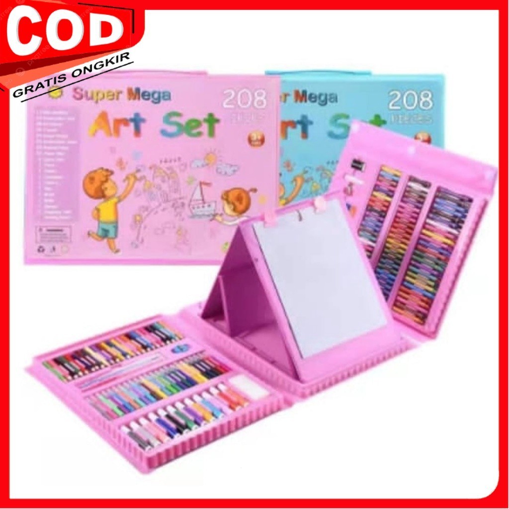 

[Kualitas SUPER] Krayon Warna SUPER MEGA ART SET 208 & 150 pcs Warna | Pensil Pasta Minyak Crayon/Pensil Warna Cair Anak-anak Untuk Melukis Atau Mewarnai Alat Gambar~Galeri Mustika |jJd2tTup|