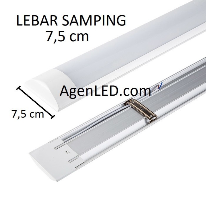 LURS Lampu TL LED SLIM 50W 120cm Kap t8 t5 50 w watt Neon 120 cm S3