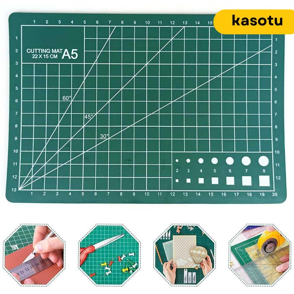 

HUAN MEI Working Pad Cutting Mat Alas Potong Papan Kerja A5 22x15cm - GKSA4