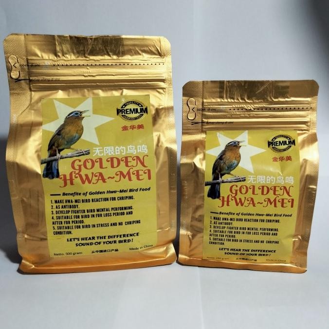 TERMURAH Pakan burung wambi/hwamei 500gr