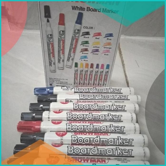 

spidol white board marker merk snowman 11OKTZ4 perkakas