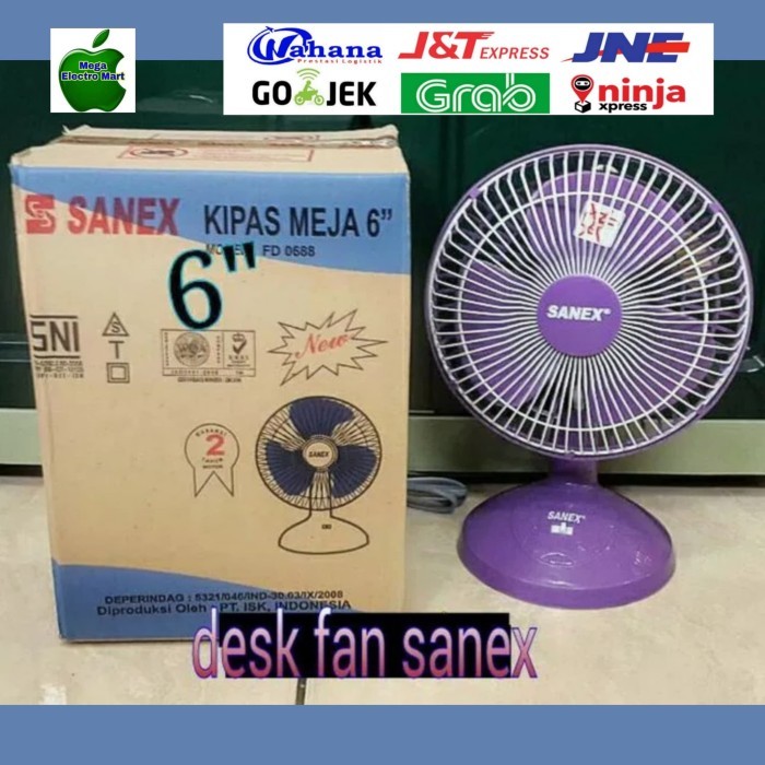 Kipas Angin Sanex 6In Kipas Meja Kipas Sanex Kipas Kecil