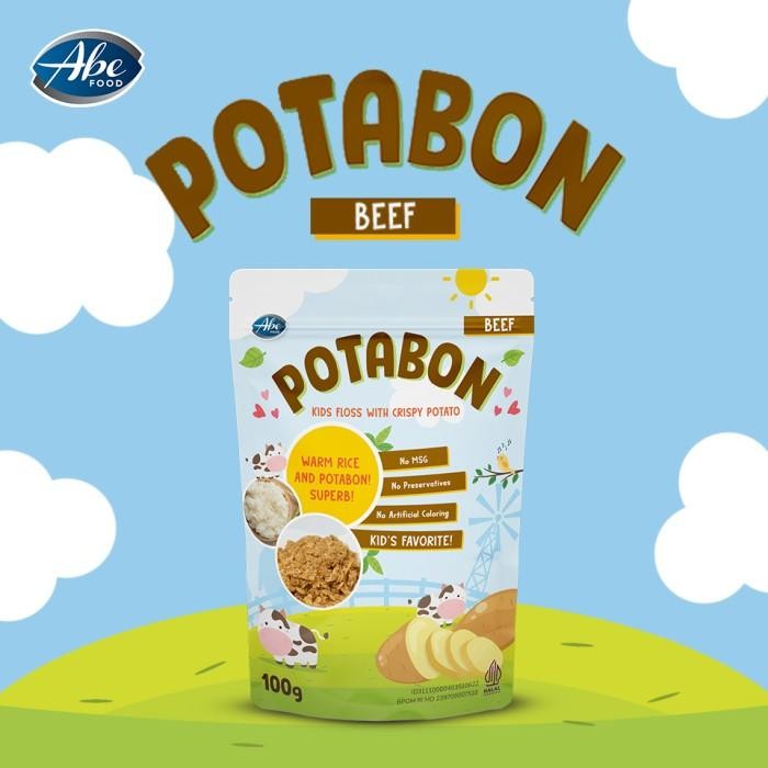 

Abe Food Potabon With Crispy Potato Bundle 2 Pcs All Variant/Abon Anak