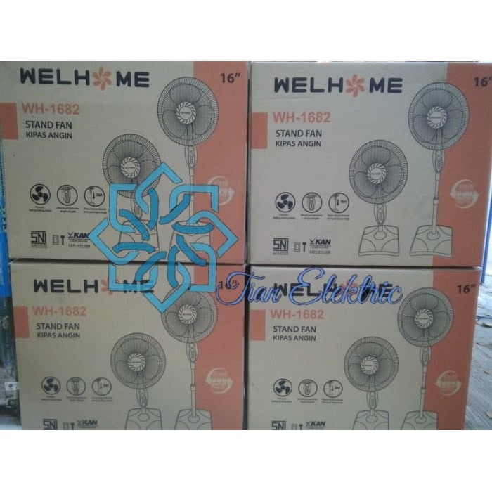 Welhome Wh-1682 Stand Fan