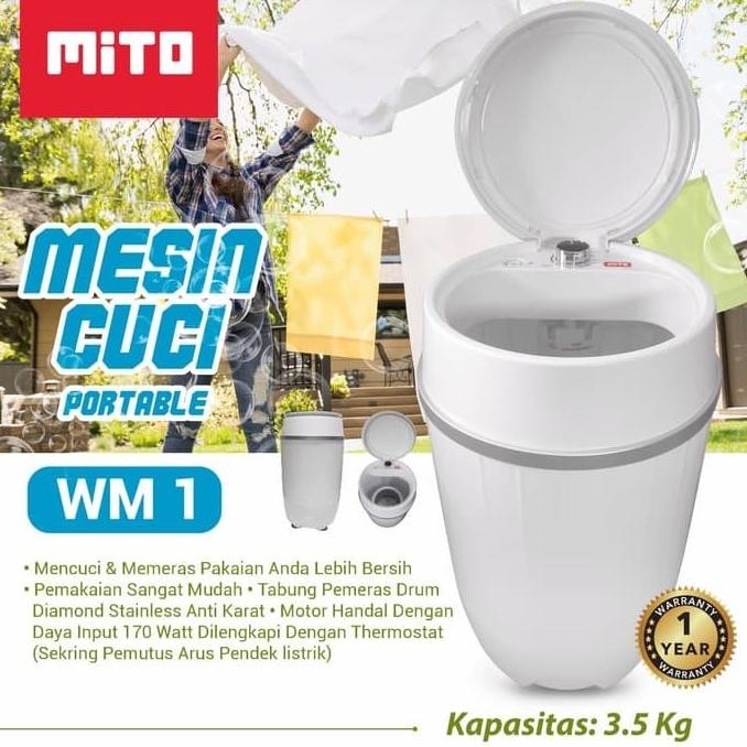 Mesin Cuci Mito Mini Portable