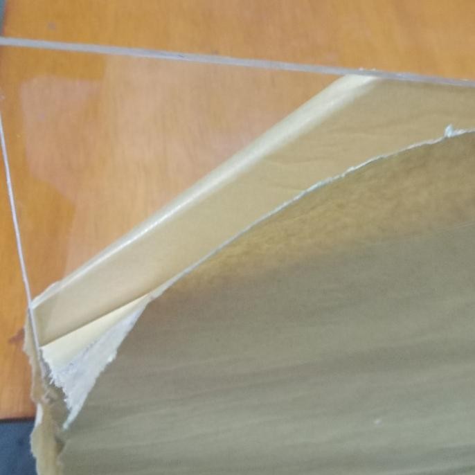 acrilic bening lembaran tebal 3mmx122cmx244cm