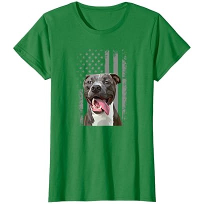 Kaos Bendera Pitbull Anjing Pitbull Pit Bull |CBJAMXRT|