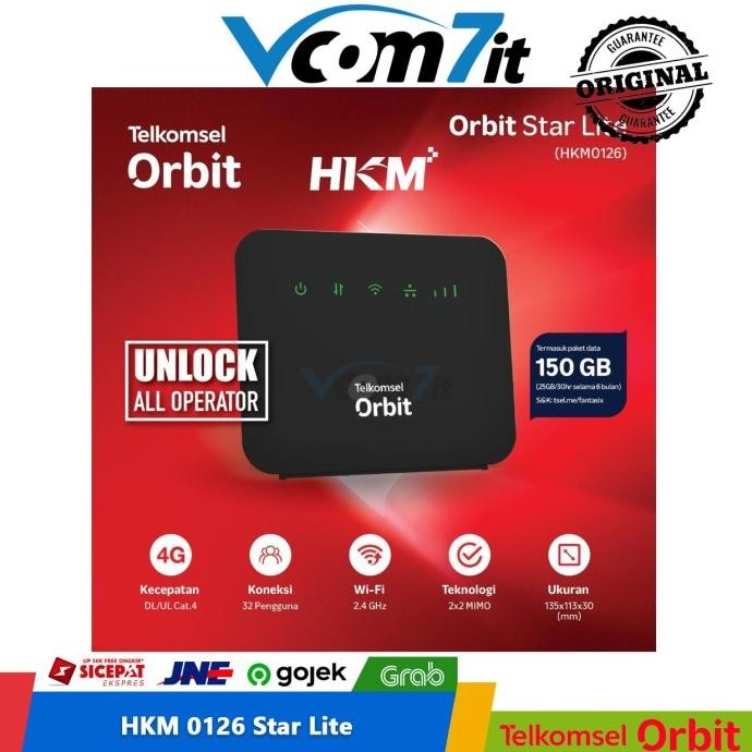 HKM0126 Orbit Star Lite Telkomsel Modem Router WiFi 4G HKM 0126
