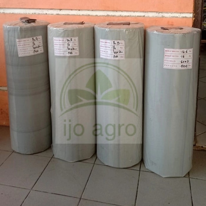 plastik mulsa murah hitam perak 1 roll lebar 1,2 m panjang 500 m
