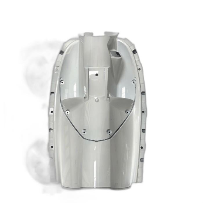 Legsil legshield kunci kontak scoopy karbu lama old 2010-2012 putih Import Premium