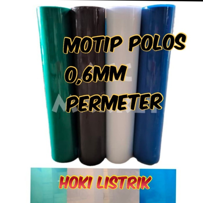 TERBARU - fiber pagar polos / plastik penutup pagar / fiber meteran 1mx1m 0.6mm
