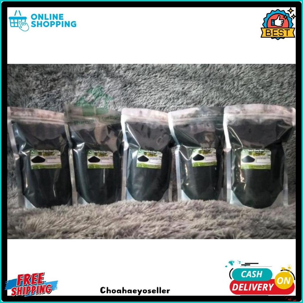 

Pewarna Hitam Alami/Arang Aktif Daun Pisang Super/Kalaras Kemasan 100Gram (Lagi Viral)