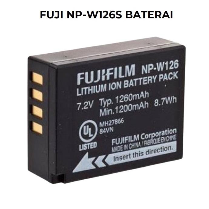 Fujifilm Np-W126S Li-Ion Battery Pack