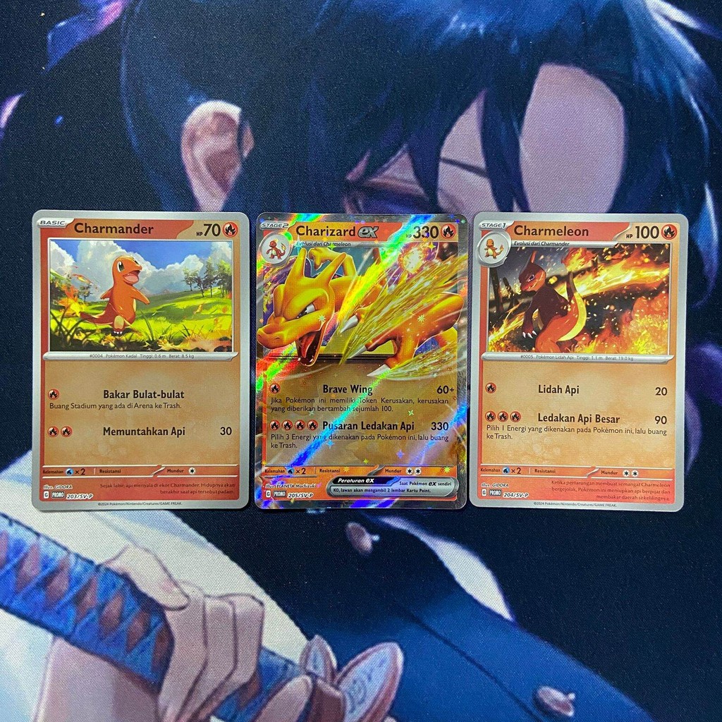 pokemon (ID) charizard ex evoline - PROMO Kilat Rasi - FOIL