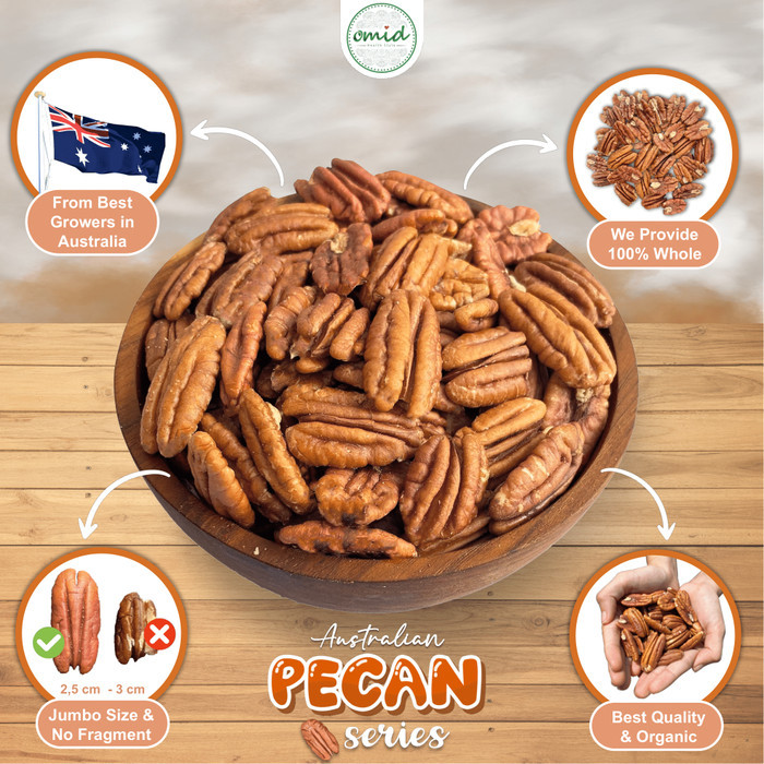 

Raw Pecan Nut (Kacang Pecan Panggang) 250gr