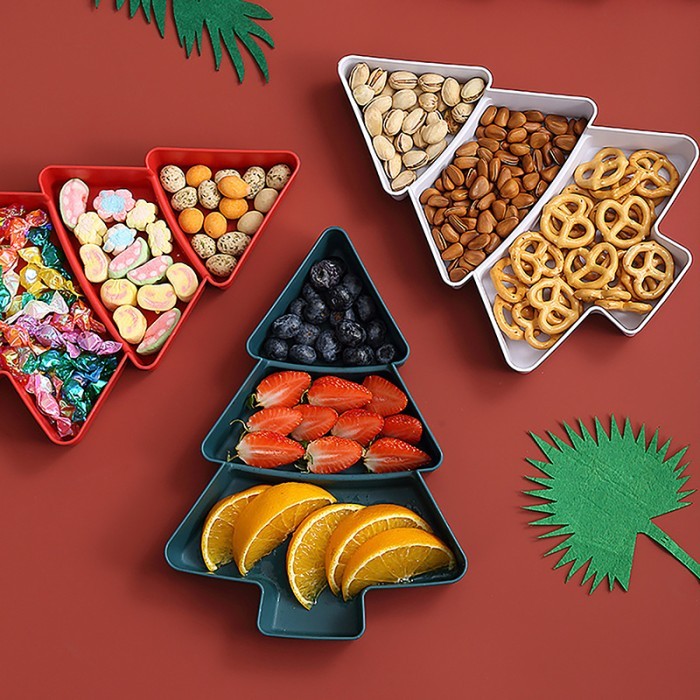

New Creative Christmas Tree Shape Candy Snas Nuts Dry Fruits