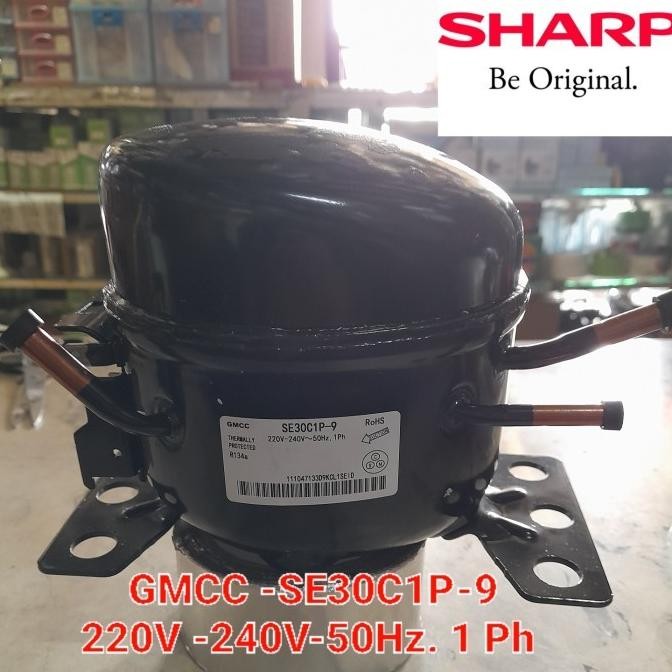 Ready Kompresor Kulkas original sharp 1 pintu GMCC SE30C1P-9 ROHS 1/8 100%