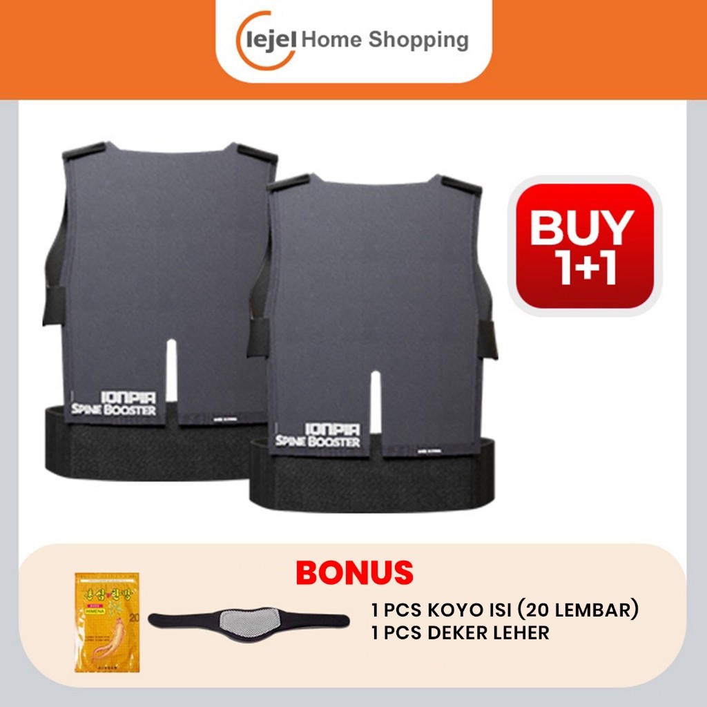 IONPIA Spine Booster Optimalkan Postur Penyangga Tulang Belakang 1+1 - Lejel Home Shopping