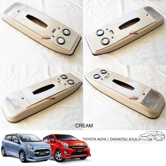 TERBARU - Roof Consule / Kokpit / Tempat Tisu Plafon Mobil Agya / Ayla