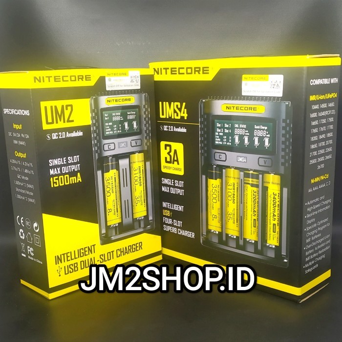 NEW Charger Baterai NITECORE USA Original