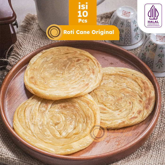 

FREE ONGKIR Roti Cane Original isi 10 Pcs / Canai / Maryam / Konde Isi 10 Pcs