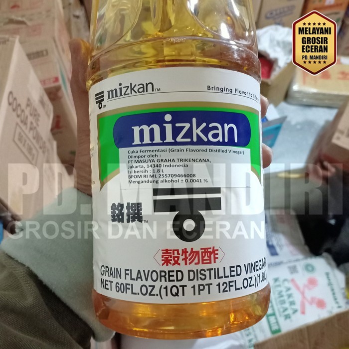 

Mizkan Cuka Beras Sushi 1,8 L / Cuka Fermentasi