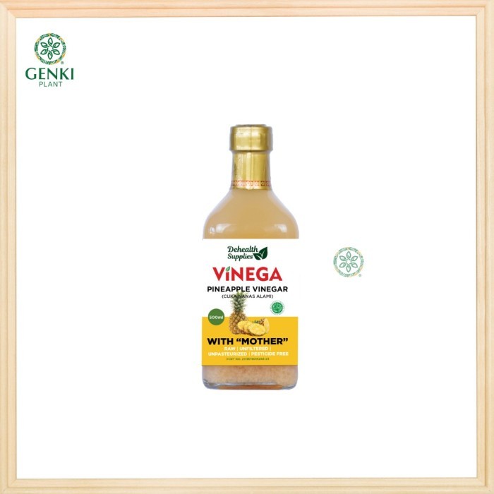 

Vinega Pineapple Vinegar (Cuka Nanas) - 500 Ml