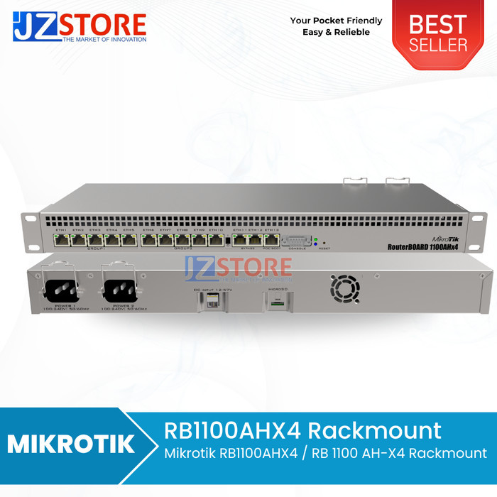 NEW Mikrotik RB1100AHX4 / RB 1100 AH-X4 Rackmount