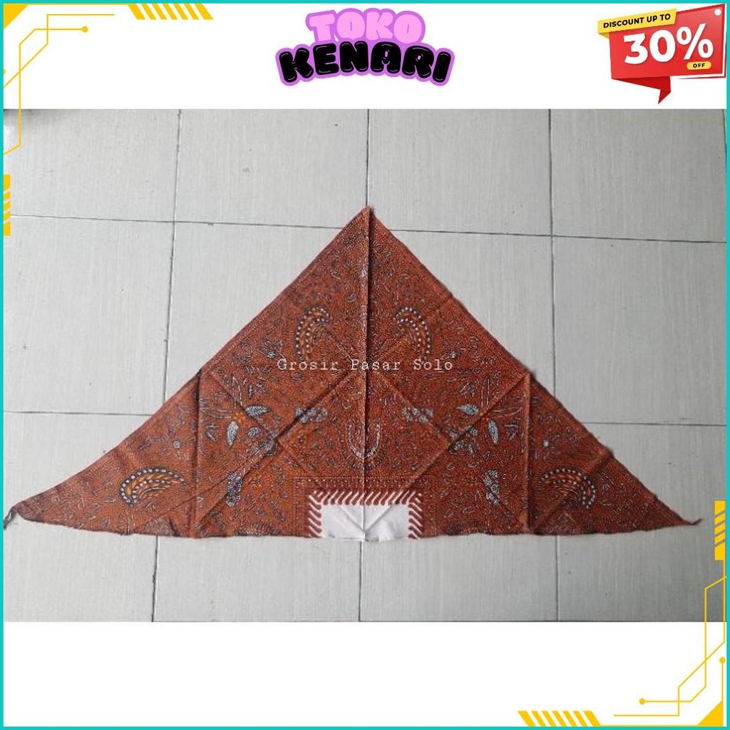 Iket Segitiga / Iket Segitiga Jawa / Iket Udeng Segitiga Banyak Motif / Slayer Batik Original Produk