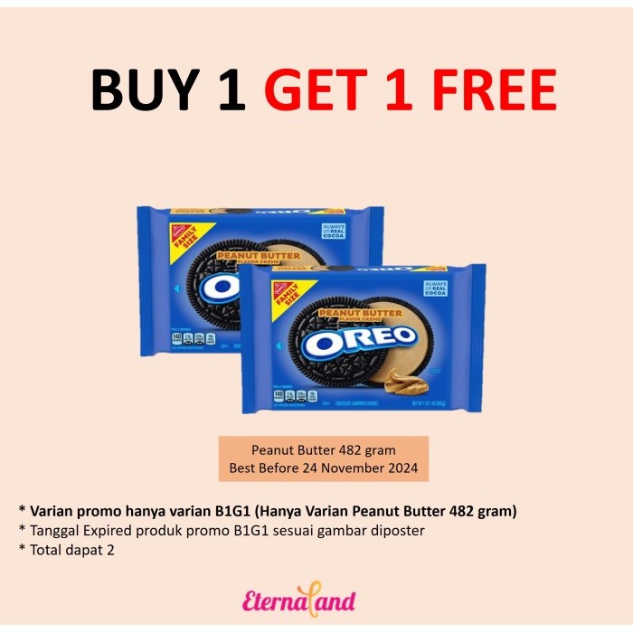 

TERLENGKAP Oreo Sandwich Cookies - snack kukis oreo impor usa aneka varian