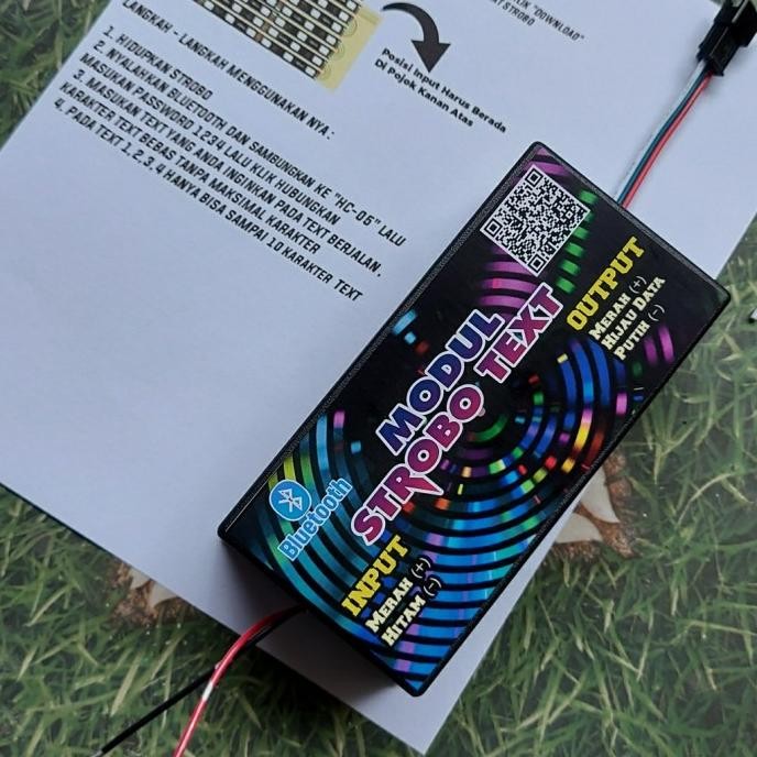 modul strobo text