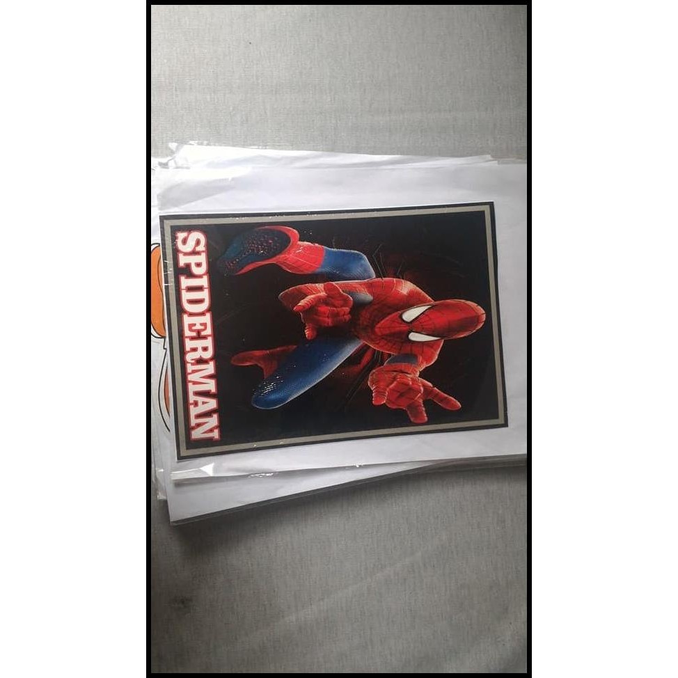 

GRATIS ONGKIR STICKER 33X26CM SPIDERMAN V1
