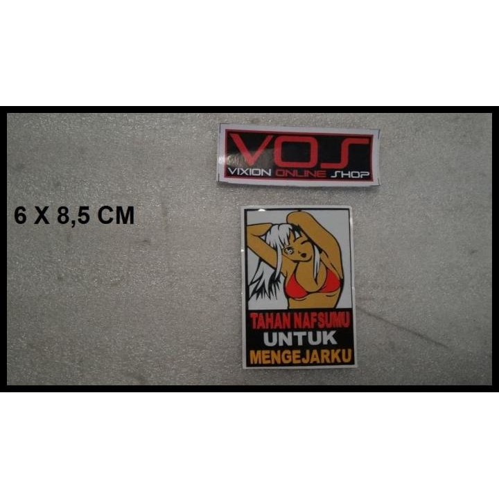 

TERMURAH STIKER UNIK TAHAN NAFSUMU !!!!!!
