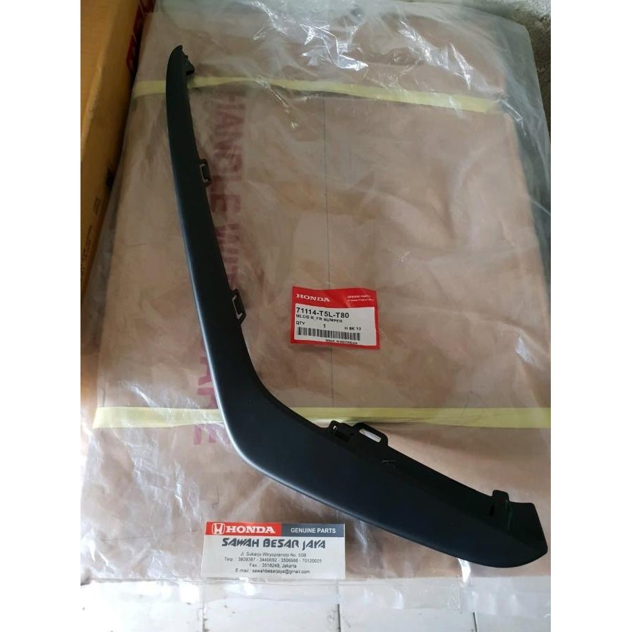 list cover bumper depan samping kanan kiri jazz facelift GK5