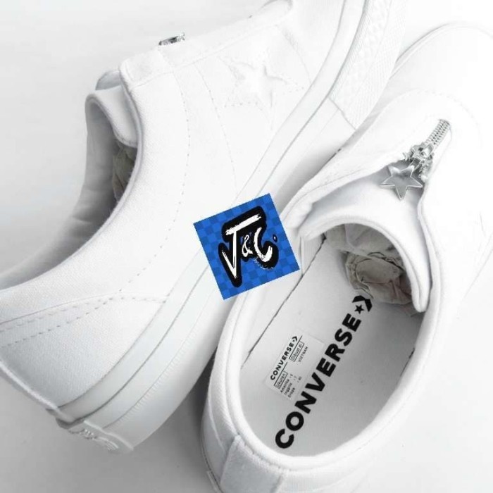 Grosir Sepatu Converse One Star Sunbaked Slip On White Murah