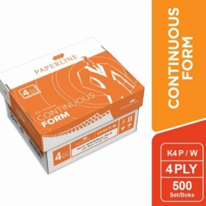 

Kertas Komputer Continuous From 4Ply WARNA 9.5 x 11 NCR PAPERLINE
