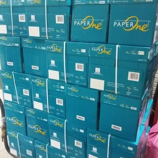 

Kertas A4 70Gr Paperone 1 Dus (5 Rim) / Kertas HVS A4 70Gr Paperone