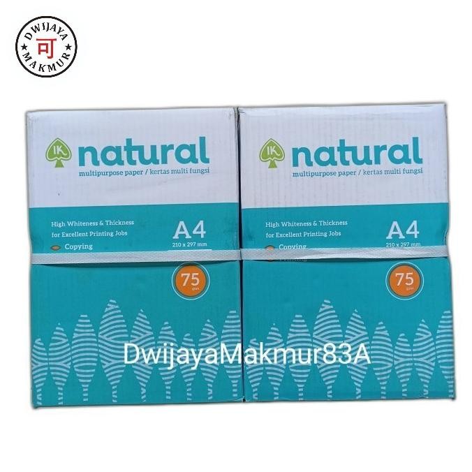 

Kertas HVS Natural - A4 (5 rim)