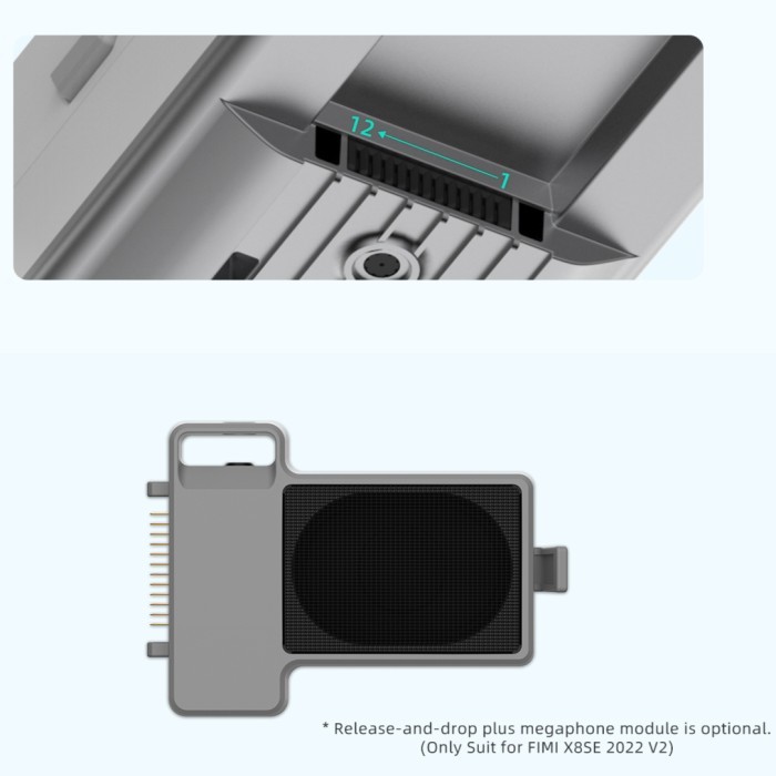 Original Fimi X8 Se 2022 V2 Megaphone