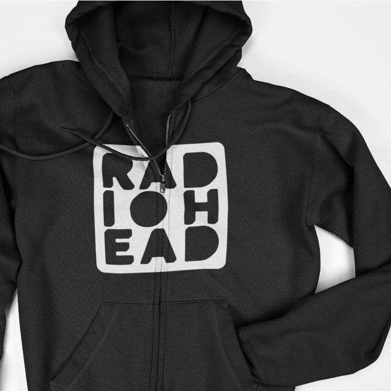 Jaket Hoodie Zipper - Radiohead Band