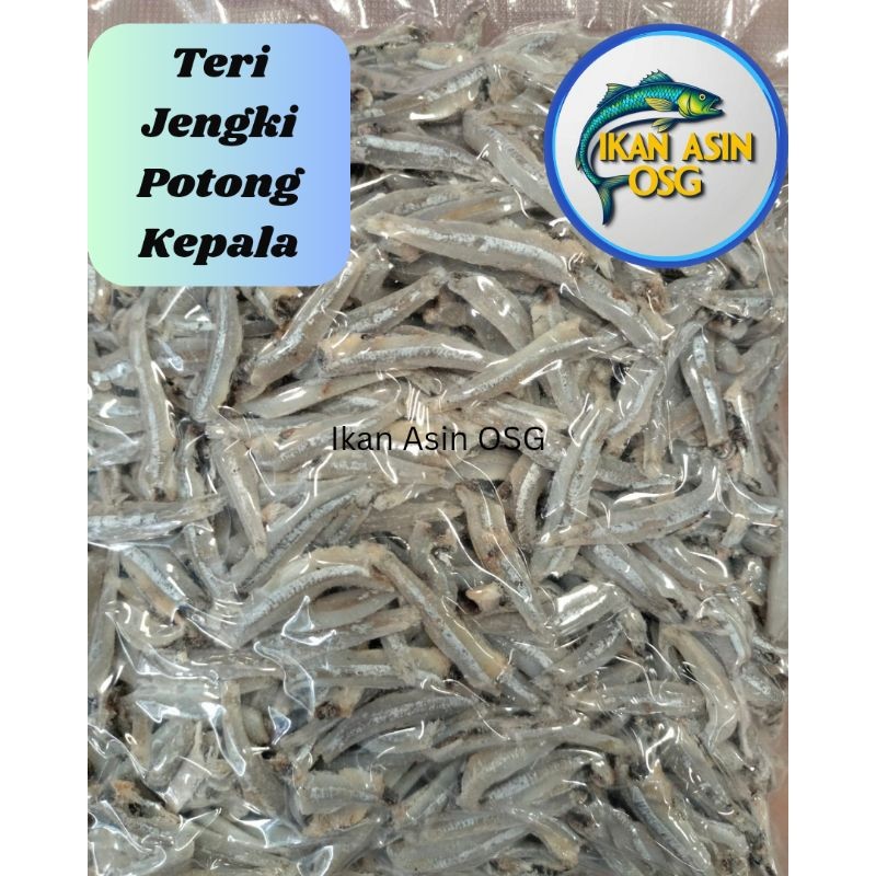 

Ikan Asin Teri Jengki Bulat VIP Tanpa Kepala 1kg