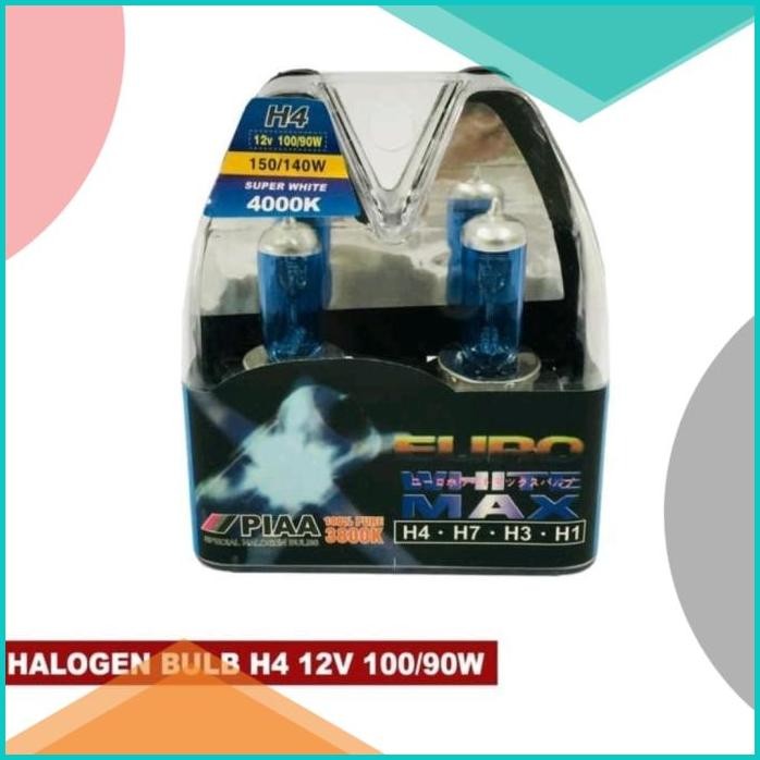 2 pcs Lampu Depan Halogen Xenon putih H4 11OKTZ4 onderdil