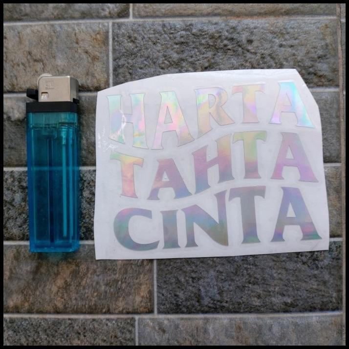 

DISKON STIKER HOLOGRAM KATA HARTA TAHTA CINTA HUMOR MOTOR MOBIL LAPTOP HP BIK !!!