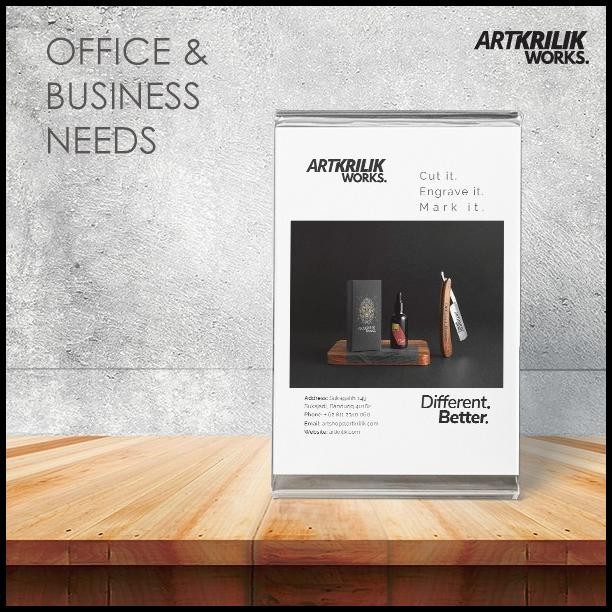 

GRATIS ONGKIR 4WET STAND PHOTO 4R | NOMOR MEJA | TENT CARD AKRILIK UKURAN A6 !!!!